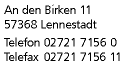 Anschrift: Falkenburgstra�e 32, 50935 K�ln